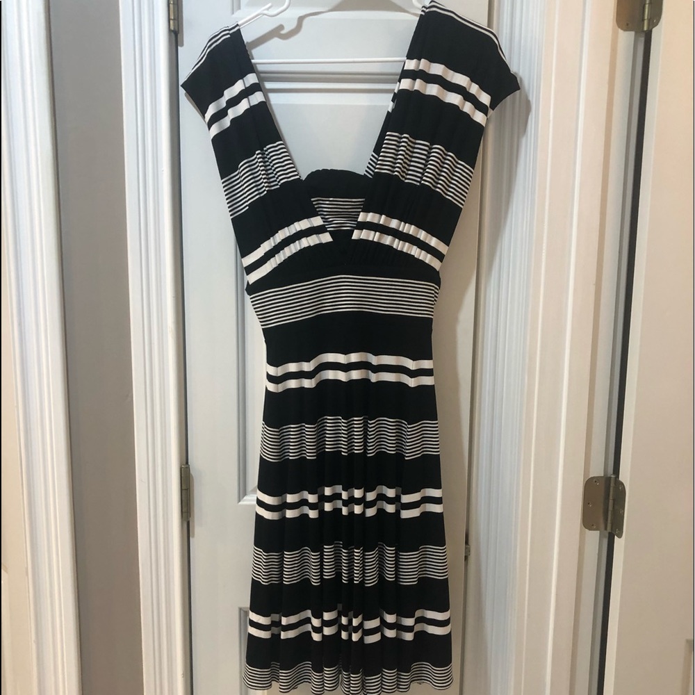 White House Black Market striped dress